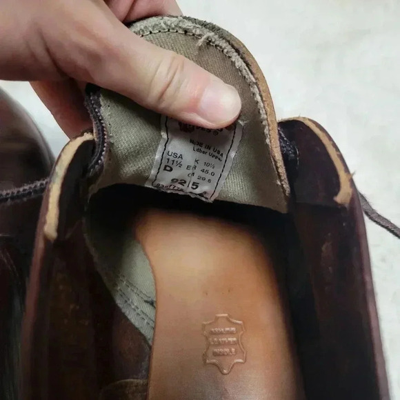 Red Wing Heritage 9215 Foreman Chukka 11.5 Dark Brown Boots Lace Up Casual - Picture 9 of 9